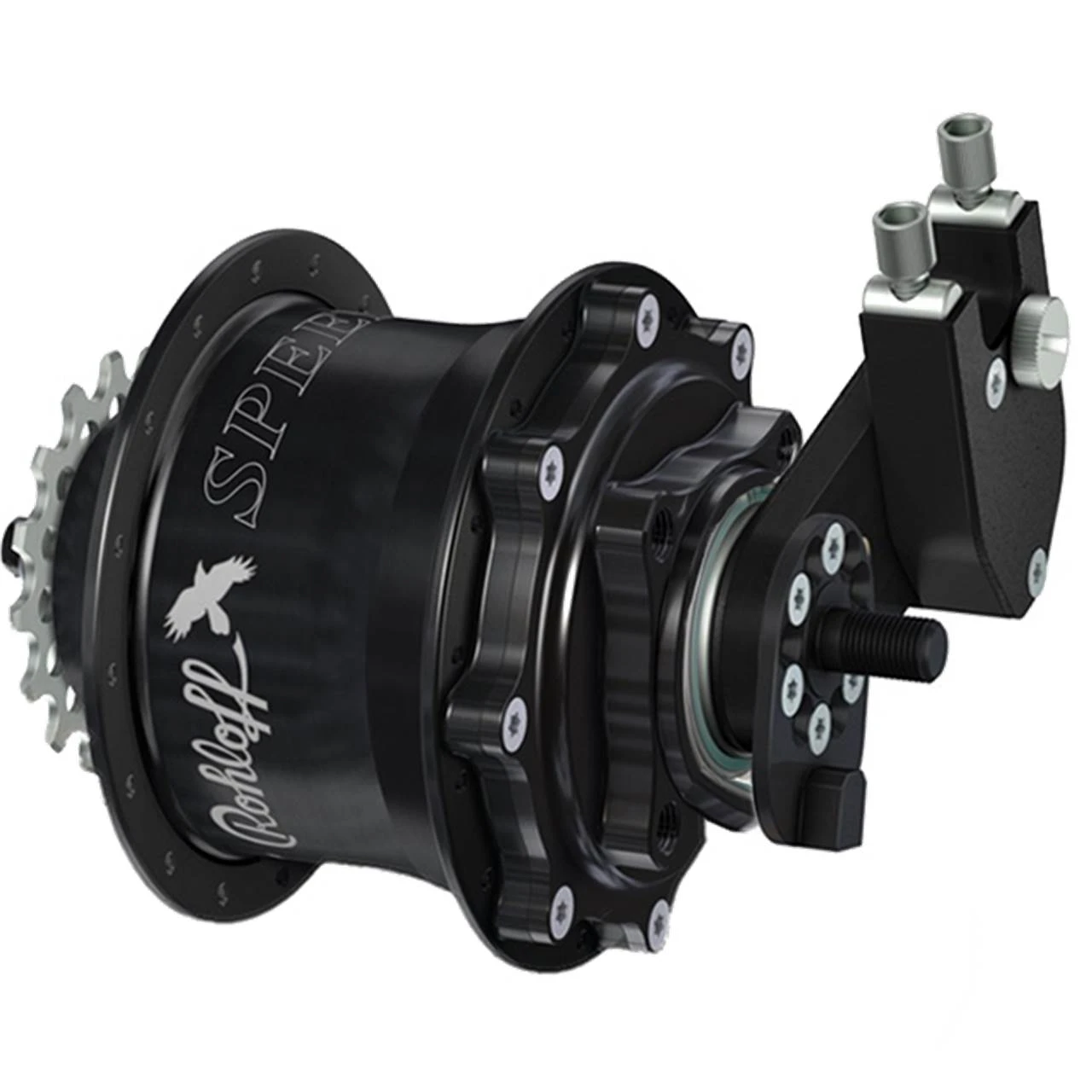 Rohloff Nabe 14 Gang Speedhub 500/14 Für Scheibenbremse TS DB OEM Schwarz