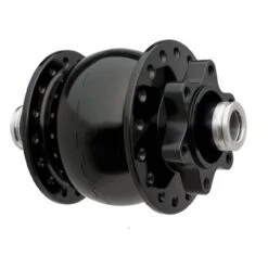 Son 28-12 Nabendynamo Disc 6-Loch Steckachse Schwarz Eloxiert