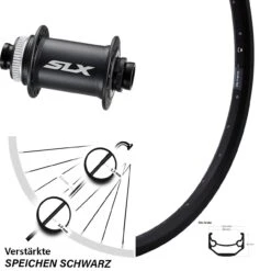 Vorderrad 29 Zoll Ryde Andra 40 Shimano SLX Für Steckachse
