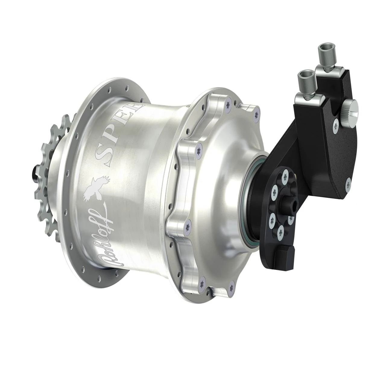 14 Gang Rohloff Speedhub Nabe 500/14 CC EX OEM Tandem Silbern FĂŒr Felgenbremse