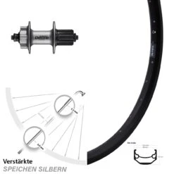 Shimano Deore Ryde Andra 40 Hinterrad 28-29 Zoll Für 6-Loch