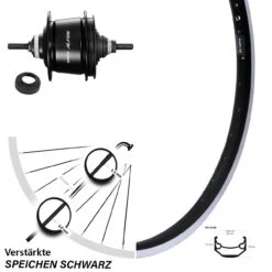 20 Zoll Ryde Andra 40 Shimano Alfine 8-Gang Hinterrad