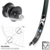 24 Zoll Nabendynamolaufrad Ryde X-Star 19 Shimano DH-3N72 Schwarz