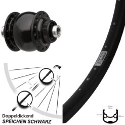 28, 29 Zoll Vorderrad Ryde Andra 30 DB Son 28-12 Disc