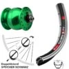 Dt-swiss Fahrrad Nabendynamolaufrad Son 28 Grün Eloxiert DT Swiss 535 28 Zoll