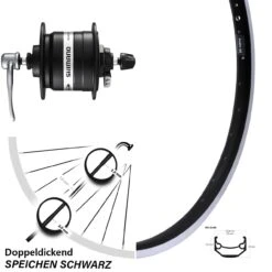 Fahrrad Vorderrad 28 Zoll Ryde Andra 40 Shimano DH3N31