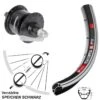 Dt-swiss Fahrrad Nabendynamolaufrad Shimano DH-3N72 DT Swiss 535 26 Zoll