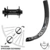 Dt-swiss 27,5 Plus MTB Vorderrad Formula DC-711 Boost VR DT Swiss HX 531 6-Loch