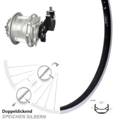 Ryde Andra 40 Hinterrad 28 Zoll Rohloff Speedhub CC DB OEM