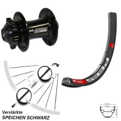 Dt-swiss DT Swiss 533 D Vorderrad 26 Zoll Mit XLC Evo Für Steckachse 15/100 Mm