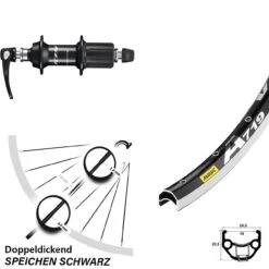 Hinterrad Fahrrad 28 Zoll Mavic A719 Mit Shimano FH-R7000