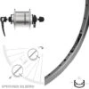 Vorderrad 28 Zoll Ryde Sputnik Shimano DH-T4000 Silbern