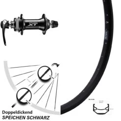 29 Zoll Vorderrad Ryde Andra 40 Mit Shimano XT HB-M8000 Centerlock