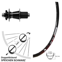 26 Zoll Hinteres Rad Mach 1 Zzyzx Disc Formula 6-Loch