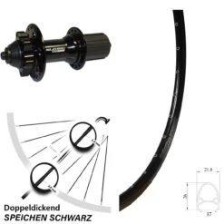 28 Zoll Hinterrad XLC Evo Exal GR 17 6-Loch