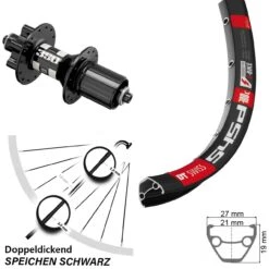 Dt-swiss 26 Zoll Hinteres Rad DT Swiss 545-350 6-Loch