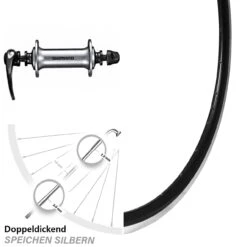 Shimano HB-RS400 Ryde DP 16 Vorderrad 28 Zoll