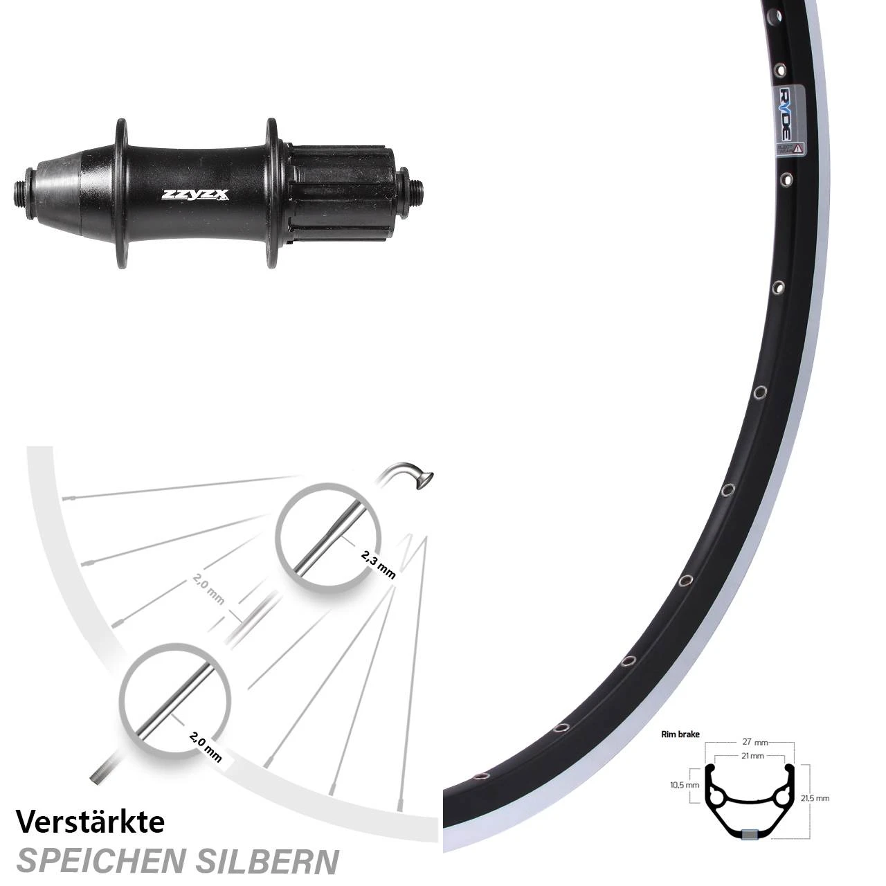 Formula OV-32 Ryde ZAC 421 Hinterrad Mit 27,5 Zoll