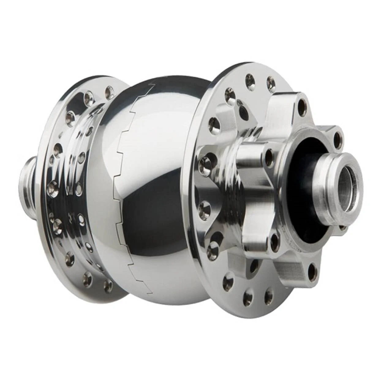 Son 28-12 Nabendynamo Silbern Poliert 6-Loch