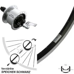 27,5 Zoll Ryde Andra 35 Nabendynamo Shimano Alfine DH-S501 6V-3W