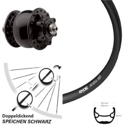Vorderrad Ryde Andra 321 Disc Son 28-29 Zoll