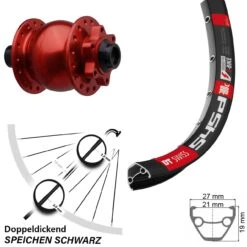 Dt-swiss Vorderrad 26 Zoll DT Swiss 545 Disc Son 28-15 Boost Nabendynamo