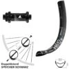 Dt-swiss Vorderrad 27,5+ Zoll DT Swiss H 612 Formula Boost