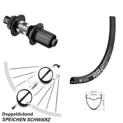 Dt-swiss 27,5 Zoll Hinterrad DT Swiss 350 Road Centerlock Und RR 481