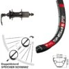 Dt-swiss DT Swiss 545 Disc Hinterrad 26 Zoll Mit Novatec Nabe