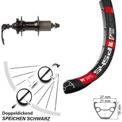 Dt-swiss DT Swiss 545 Disc Hinterrad 26 Zoll Mit Novatec Nabe