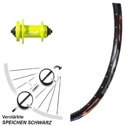 DRC Disc Vorderrad 26 Zoll Mit XLC Evo Nabe Grün