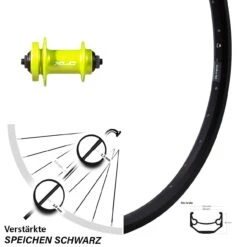 24 Zoll Vorderrad XLC Evo Grün Ryde Andra 40 Disc