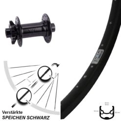 Ryde Andra 30 Mit Formula Boost Nabe Vorderrad 28 Zoll