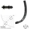 Dt-swiss Hinterrad 27,5 Zoll DT Swiss H 522 Boost