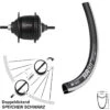 Dt-swiss Laufrad 28 Zoll DT Swiss RR 511 RB Felgenbremse Schwarz Shimano SG-C6011 Premium