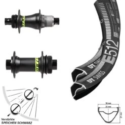 Dt-swiss Laufradsatz 27,5 Zoll DT Swiss E 512 Nabe 15 Mm 142 Mm Formula Syncros Sram XD