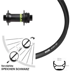Vorderrad 26 Zoll Ryde Andra 321 Disc Formula CL-71 Syncros