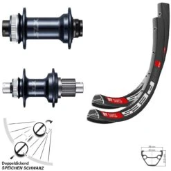 Dt-swiss Laufradsatz 26 Zoll Shimano SLX Steckachse Microspline DT Swiss 533D