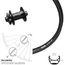 Vorderrad 28 Zoll Ryde Andra 321 Disc Formula DHDC-71
