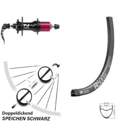 Dt-swiss 27,5 Zoll Hinterrad DT Swiss R 500 Mit Novatec D792SB Nabe