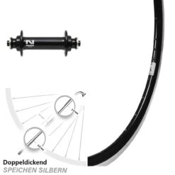 Novatec A291SB Ryde Dutch 19 Vorderrad 28 Zoll