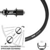 27,5 Zoll Hinterrad Shimano XT Boost Ryde Andra 321 Centerlock