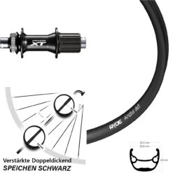 27,5 Zoll Hinterrad Shimano XT Boost Ryde Andra 321 Centerlock