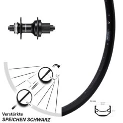 Ryde Andra 40 Disc-Hinterrad 27,5 Zoll Mit Shimano FH-MT500 Nabe