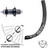 Dt-swiss 29 Zoll Hinterrad DT Swiss HX 491 Mit Shimano SLX FH-M7110-B Nabe Boost Microspline