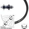 Shimano SLX FH-M7110-B Ryde Andra 321 Hinterrad 28/29 Zoll Centerlock