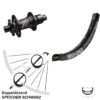 27,5 Zoll Hinterrad DT Swiss 350 Exal BE 21 Sram XD