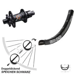 27,5 Zoll Hinterrad DT Swiss 350 Exal BE 21 Sram XD