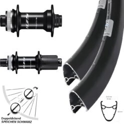 28 Zoll Laufradsatz Ryde Dutch 19 Disc Mit Shimano 105 Steckachse 12x100 Mm 12x142 Mm