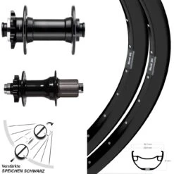 29 Zoll Laufradsatz Ryde Rival 30 Boost Nabe Novatec Formula Shimano 10/11-fach